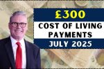 300 cost of living payments