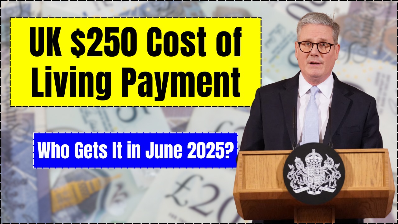 250 Cost of living Payments