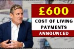 600 cost of living payments 2025
