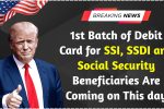 Debit Card for ssi, ssdi and social secruity coming on this day